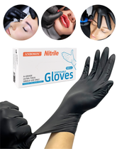 Black Nitrile Disposable Gloves